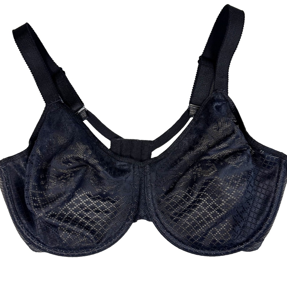 Wacoal Visual Effects Underwire Minimizer Bra 34DDD Black 857210